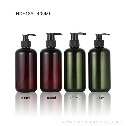 400mL Custom Matte Green PET Lotion Bottles